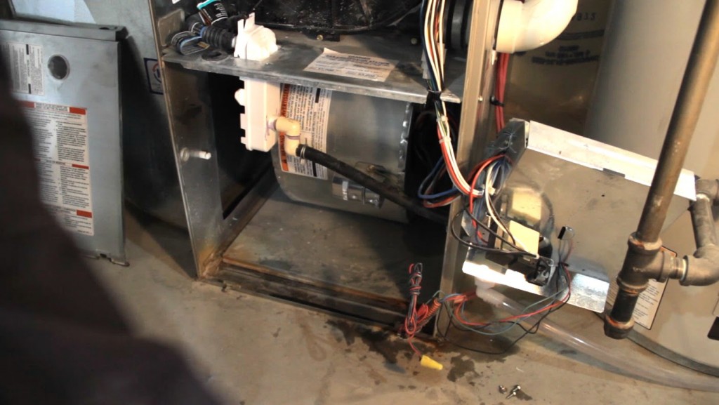 furnace blower removal