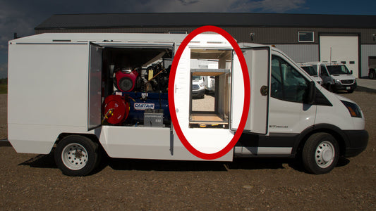 The Storage Bay on the H1 and H2 Duct Truck