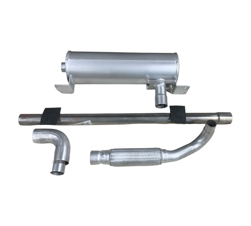 Honda Exhaust Assembly with Muffler Pipe Flex Elbow Clamps (HT279-A)