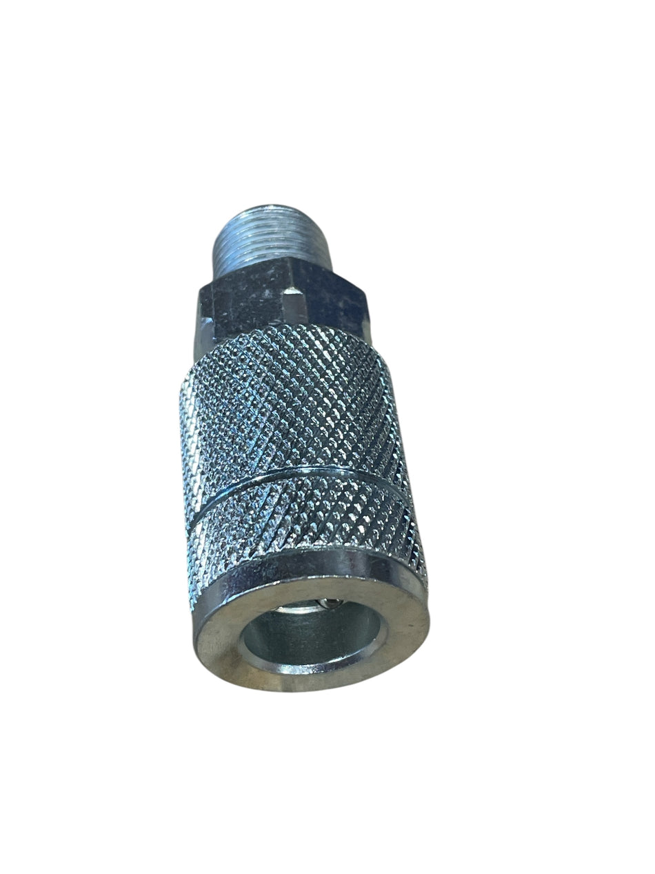 3/8" Plated Quick Connect Coupler x 3/8" MNPT (HT308)