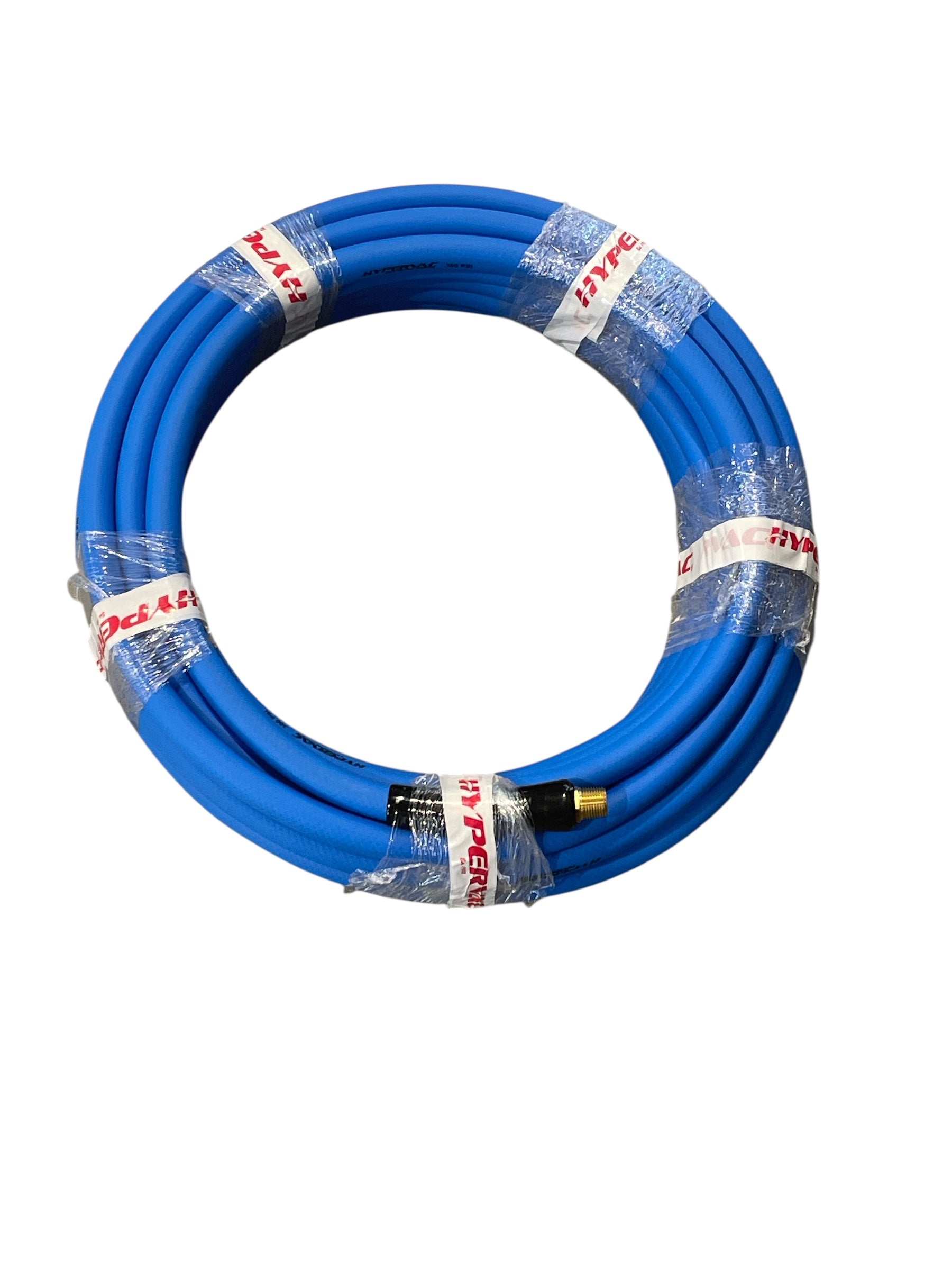 50 Ft x 1/2" Hybrid Blue Air Hose with Bend Restrictors (HT327-A)