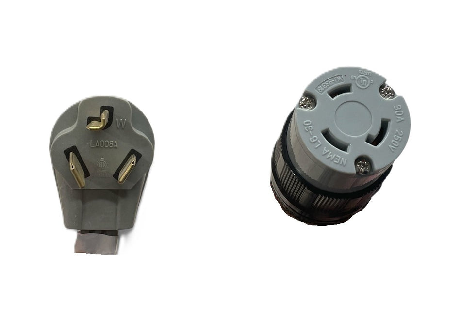 3-Prong Dryer Adaptor LA008A-M to L6-30-F Grey (PV070-A)