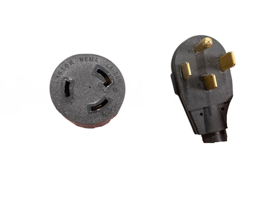 4-Prong 40A-M to 30A-F Twist-Lock Range Adaptor (PV110-A)