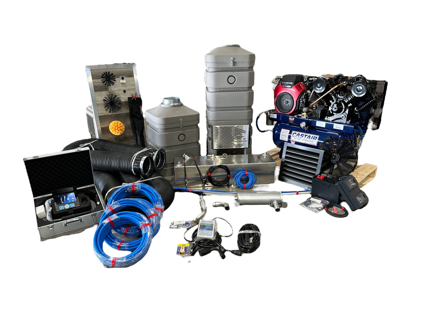 120V Revolution Hybrid Vacuum, Compressor, and Accessory Kit (PV197-A)