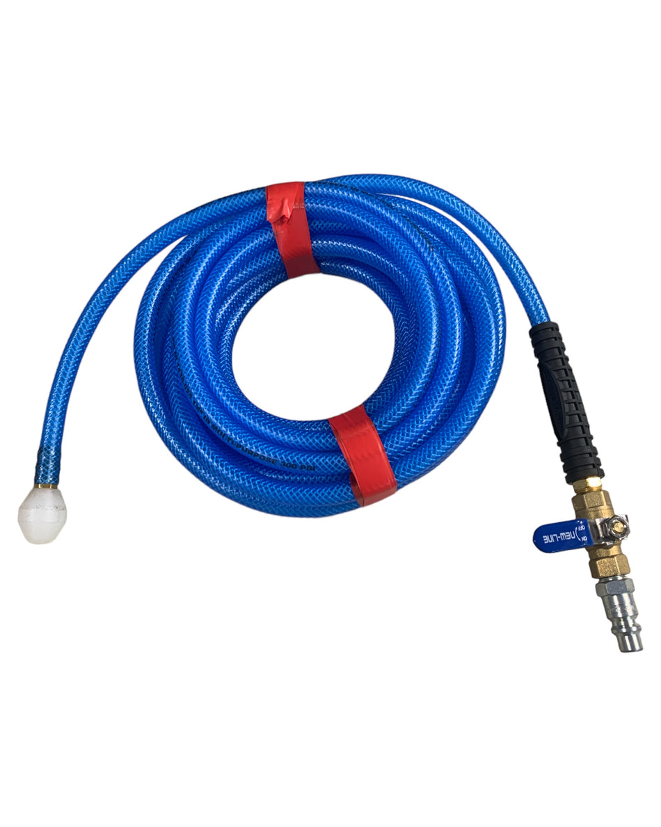 25' Blue Reverse Skip Line, Ball, and Valve (TL041-A)