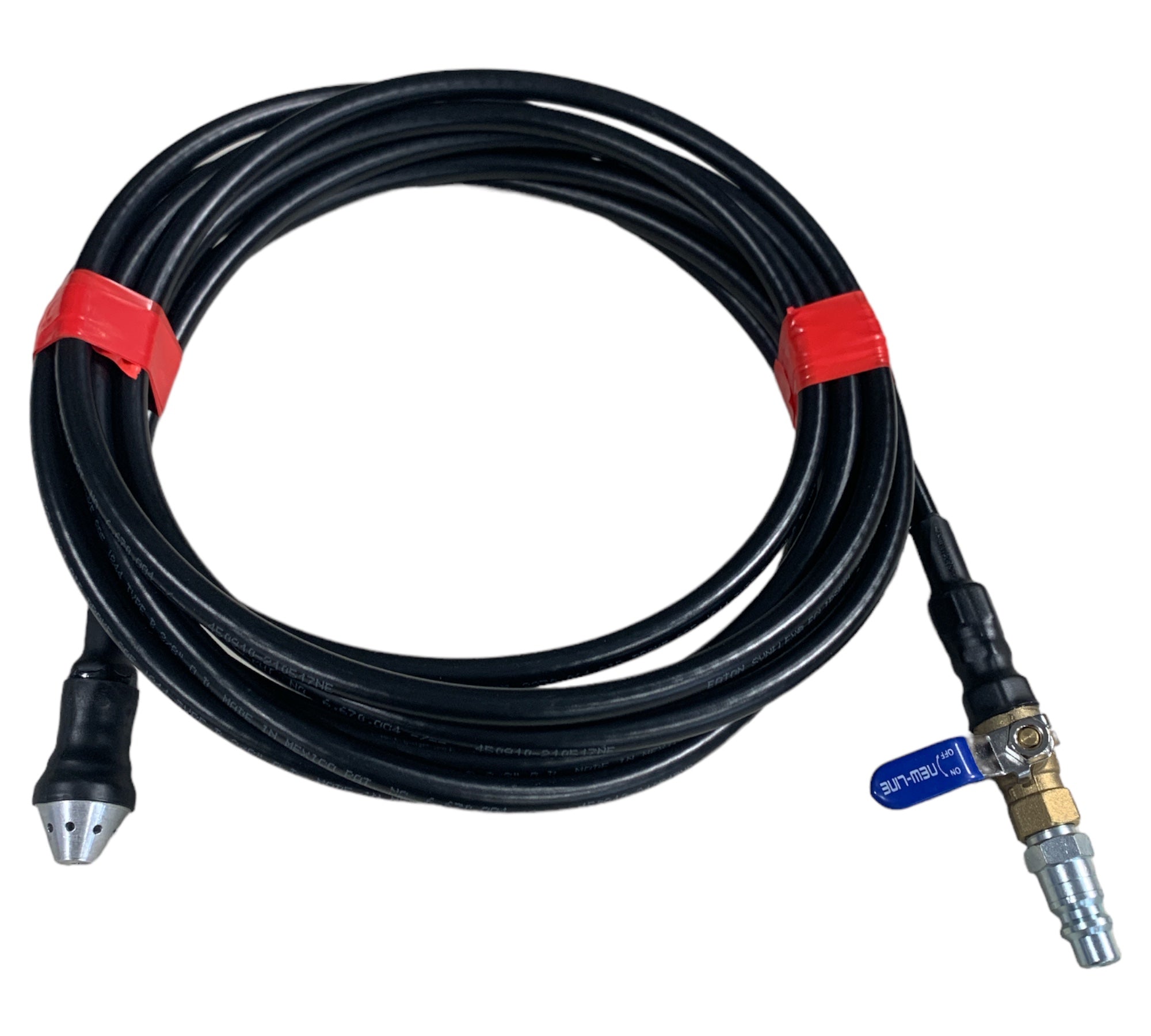 20FT Black Skip Line with Aluminum Skip Ball and Ball Valve (TL042-A)