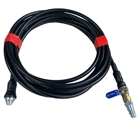 20FT Black Skip Line with Aluminum Skip Ball and Ball Valve (TL042-A)