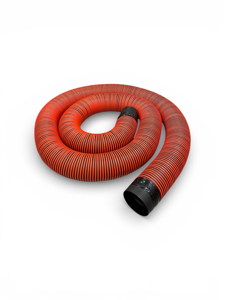 8" x 25' TPRW Duct Hose Assembly w/ Connectors and Clamps (TL095-A)