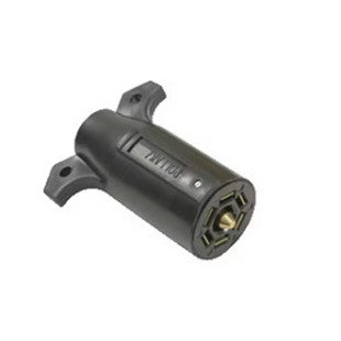 Heavy-duty, 7-way blade RV-style trailer plug    (TR027)