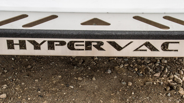 h2 duct truck hypervac logo close up